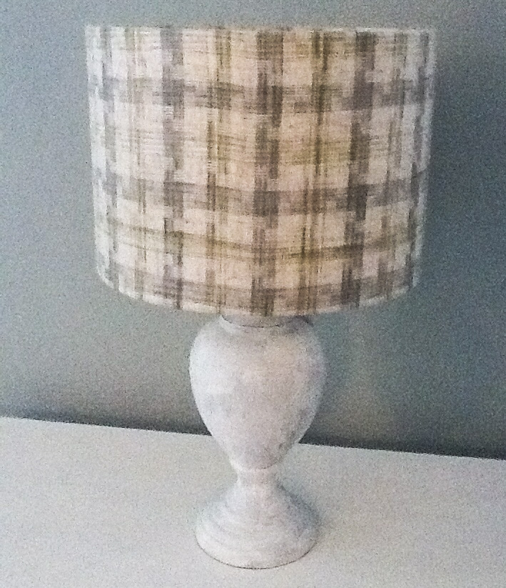 upcycled table lamp